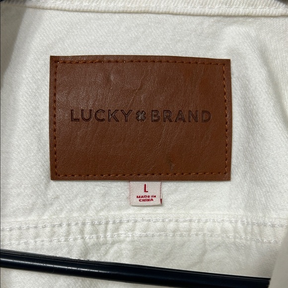 Lucky Brand White Jean Jacket - Picture 3 of 6